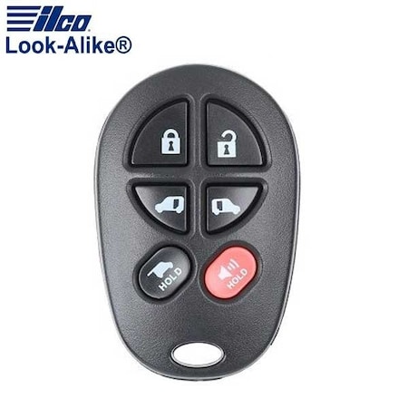 Ilco LAL RKE-TOY-6B1 TOYOTA SIENNA 6 BUTTON REMOTE KEYLESS ENTRY ILCO-AX00011460